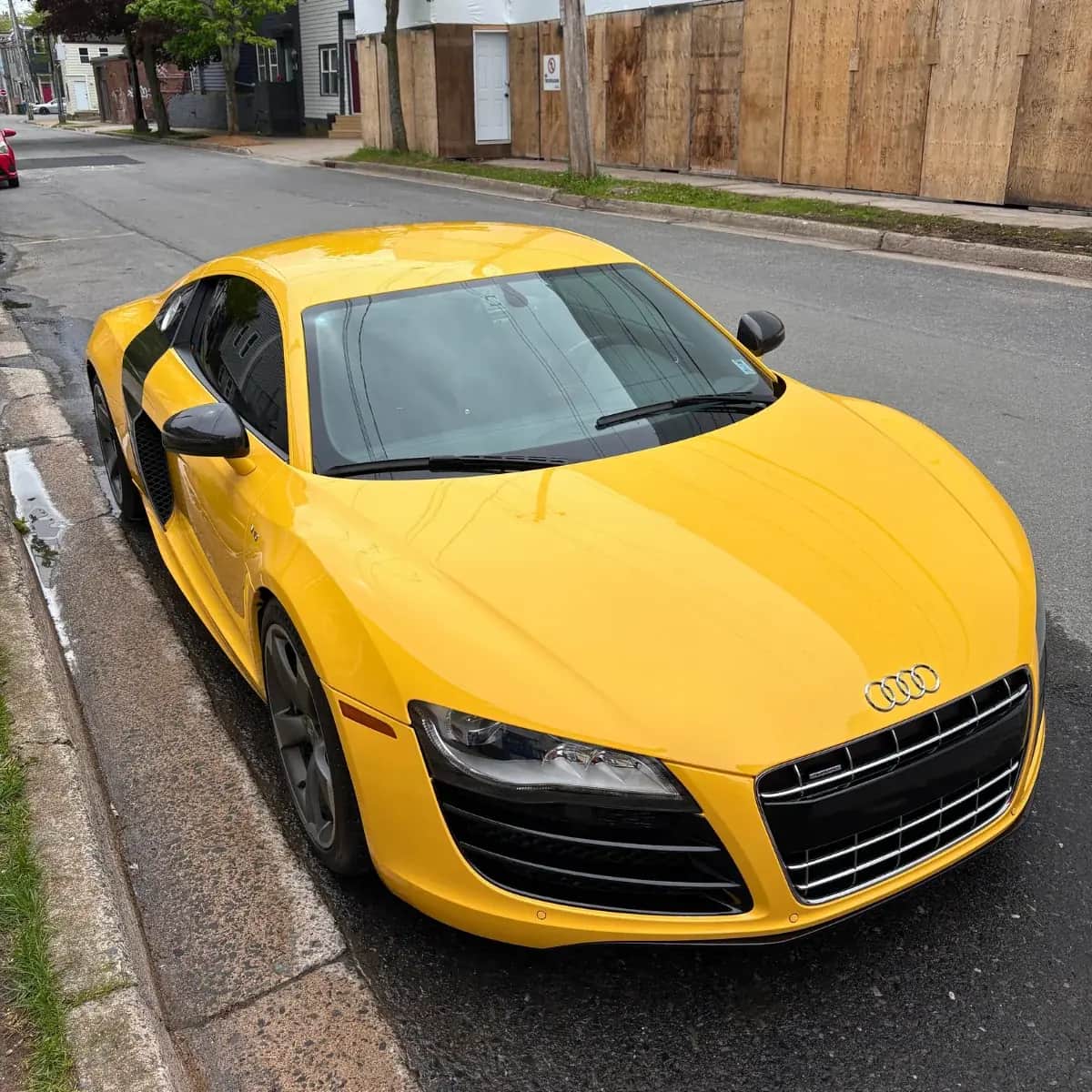 Audi R8 exterior after WCAP Detailing mobile detailing in Halifax