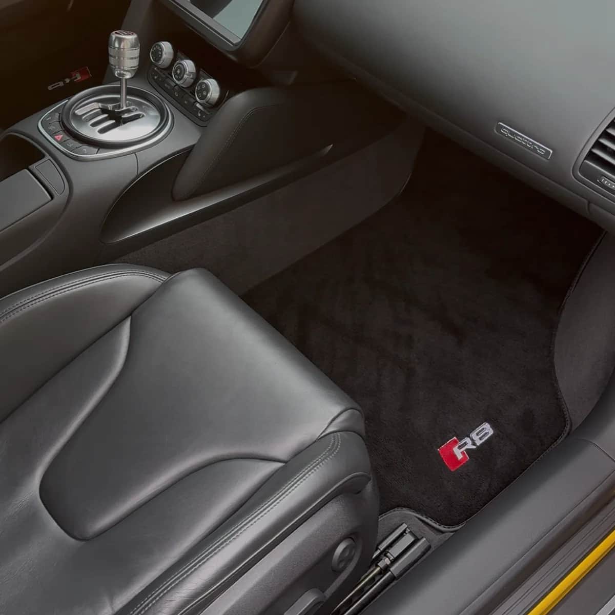 Audi R8 interior after WCAP Detailing interior detailing in Halifax