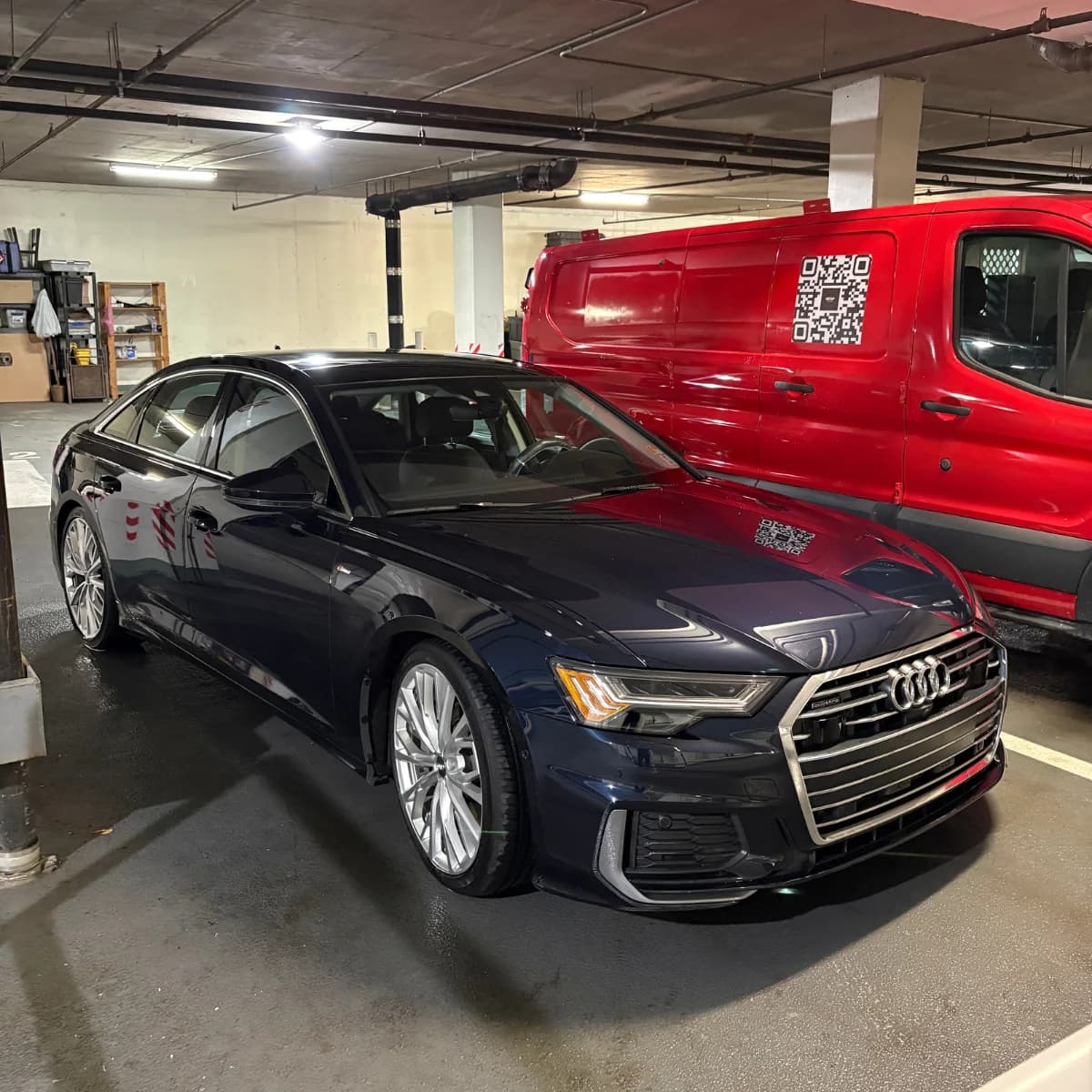 Audi A6 after WCAP Halifax mobile detailing for Noah